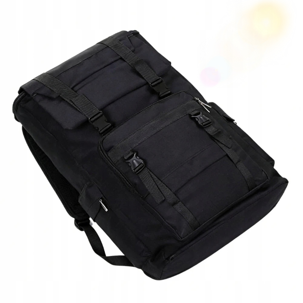 Plecak Turystyczny 120L Oxford Czarny Idealny Na Wyprawy Z Przyjaciółmi