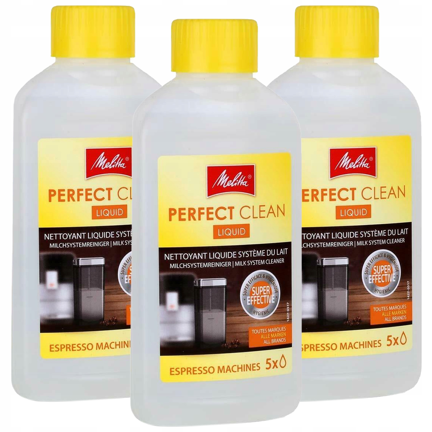 Levně Čistič Mléčného Systému Melitta Perfect Clean 3x250ML Do Kávovaru