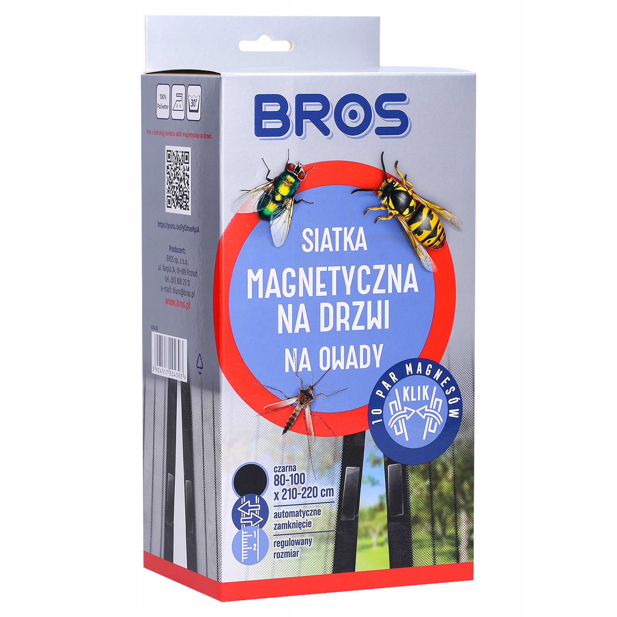 

Siatka Na Drzwi Moskitiera Magnetyczna 100x220