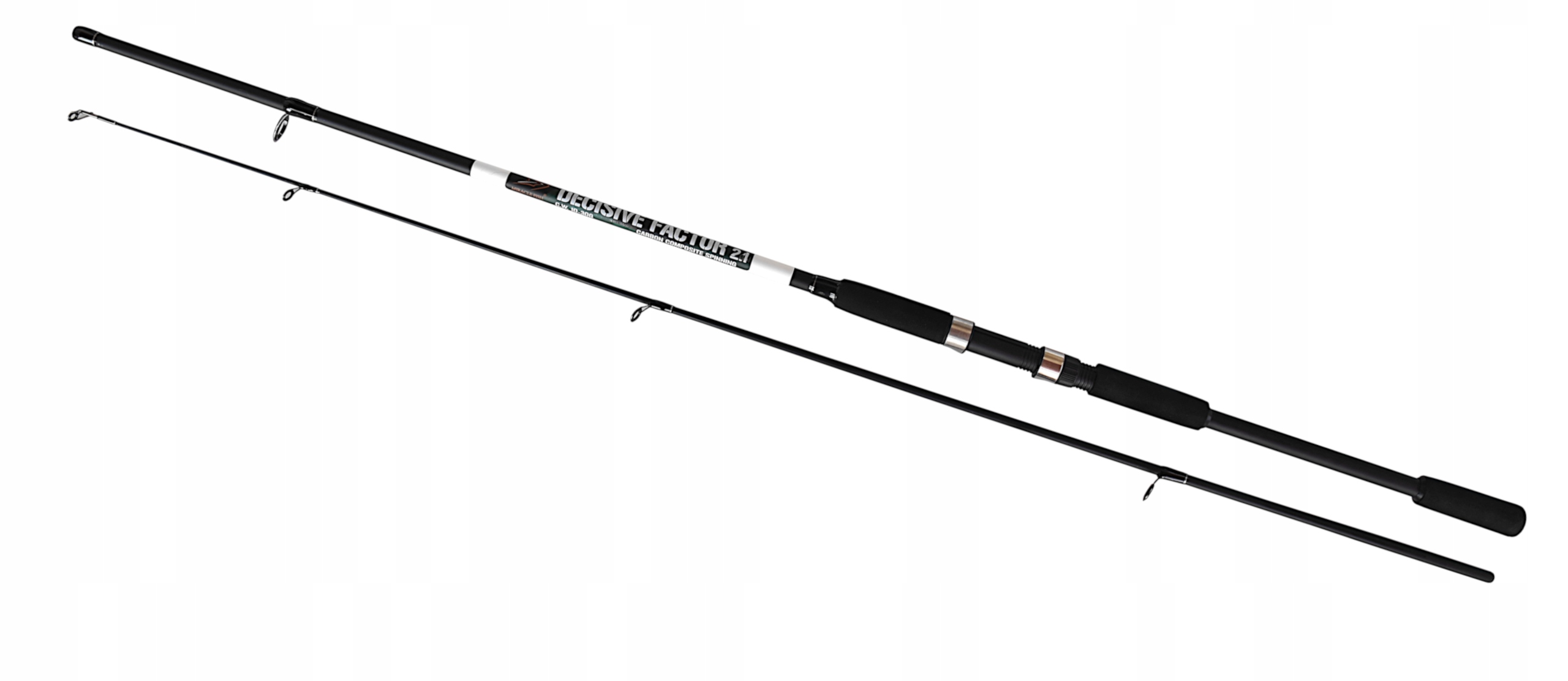 Spinning Wędka DECISIVE FACTOR 2,1m Carbon 10-30g Liczba przelotek 5