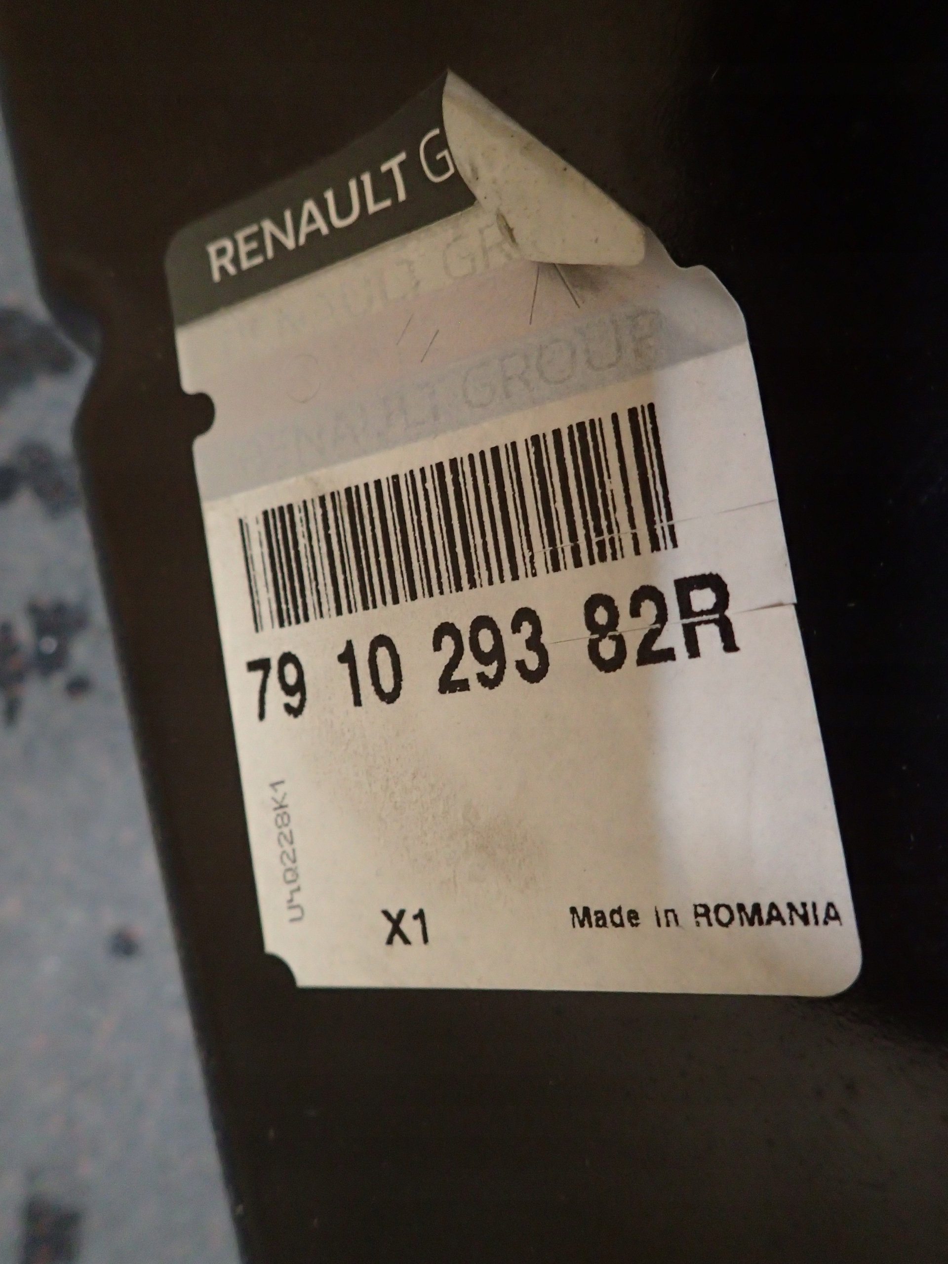 rear panel TYLNI DACIA SANDERO DUSTER 791029382R