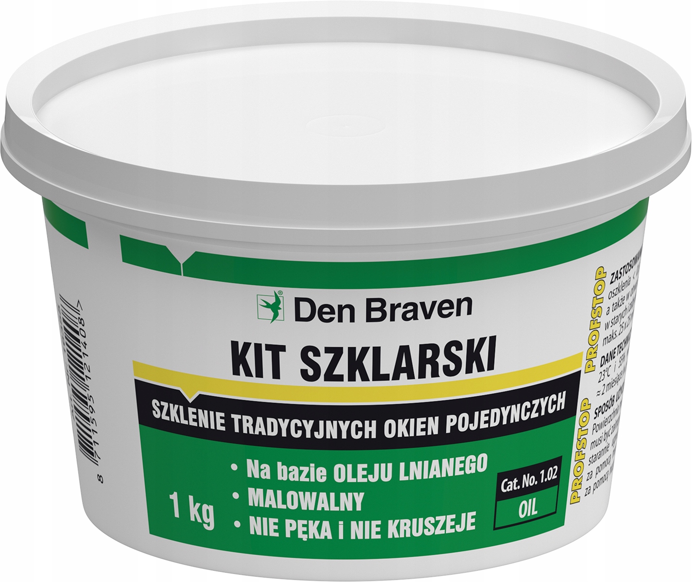 

Den Braven Kit Szklarski do Okien 1kg