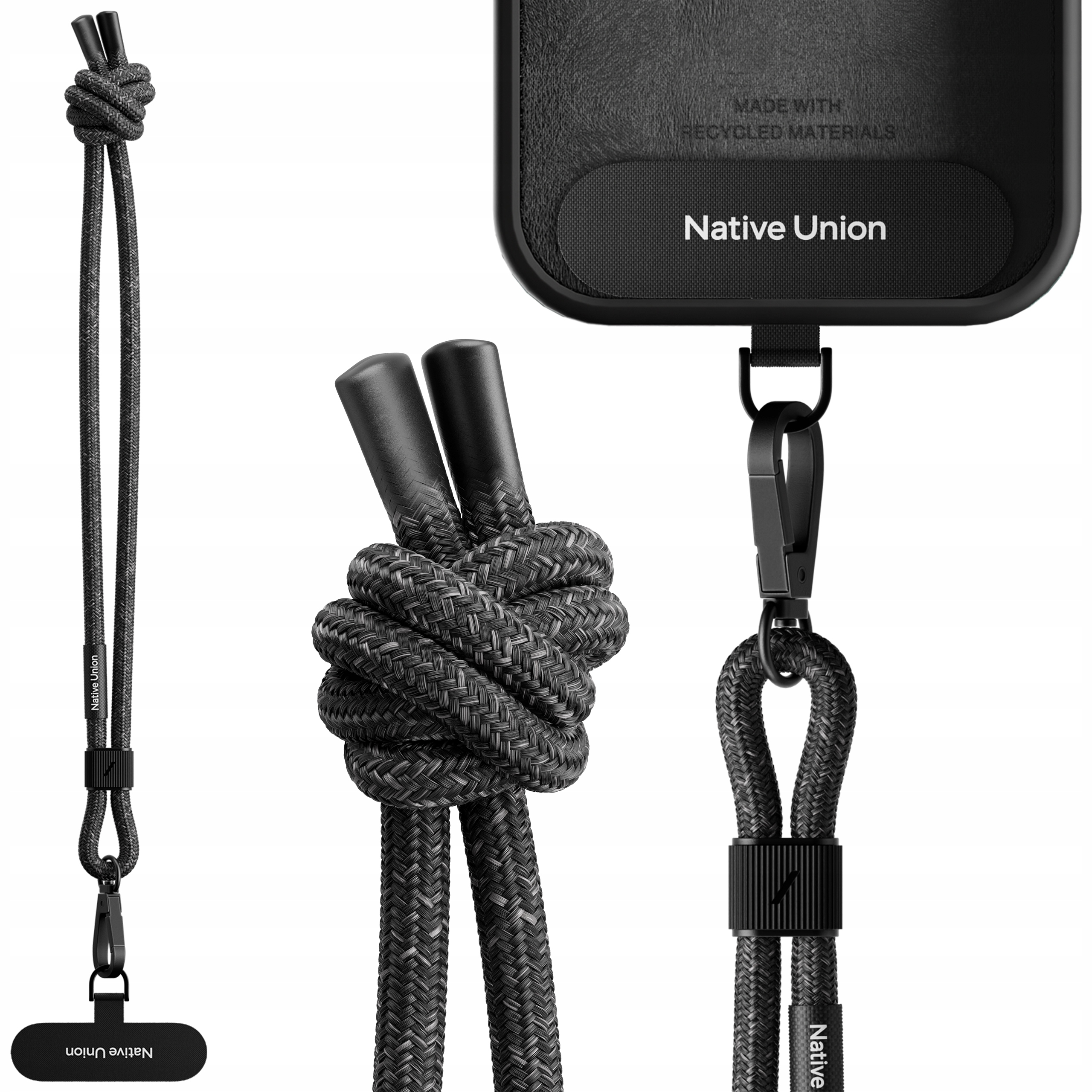 Native Union City Grip vodítko pro telefon na zápěstí, látkový pásek