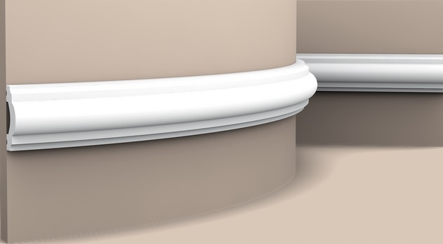 Stěnová lišta Flex elastická, ohýbatelná, nástěnná lišta border 6 cm