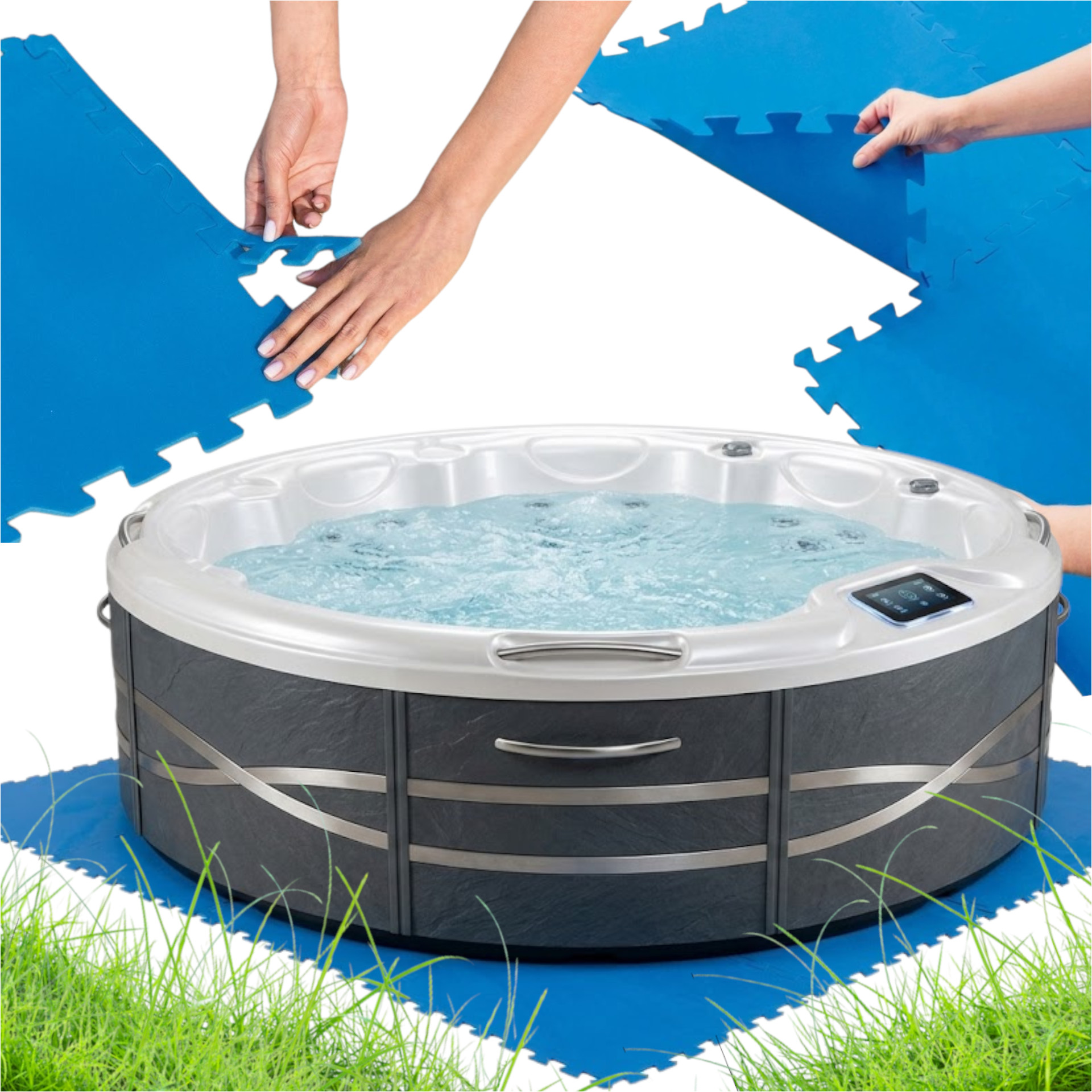 Zabezpieczenie Pod Basen I Dmuchane Spa Mata Izolująca Puzzle Ochrona