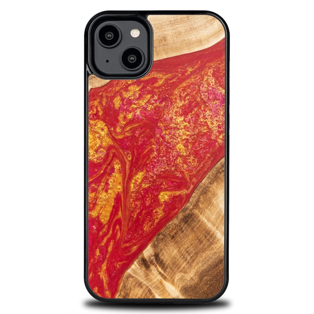 Pouzdro Bewood Unique pro iPhone 15 Plus Neonové Paříž