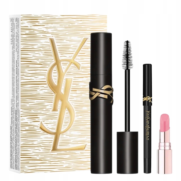 Yves Saint Laurent Zestaw tusz mini kredka do oczu balsam do ust