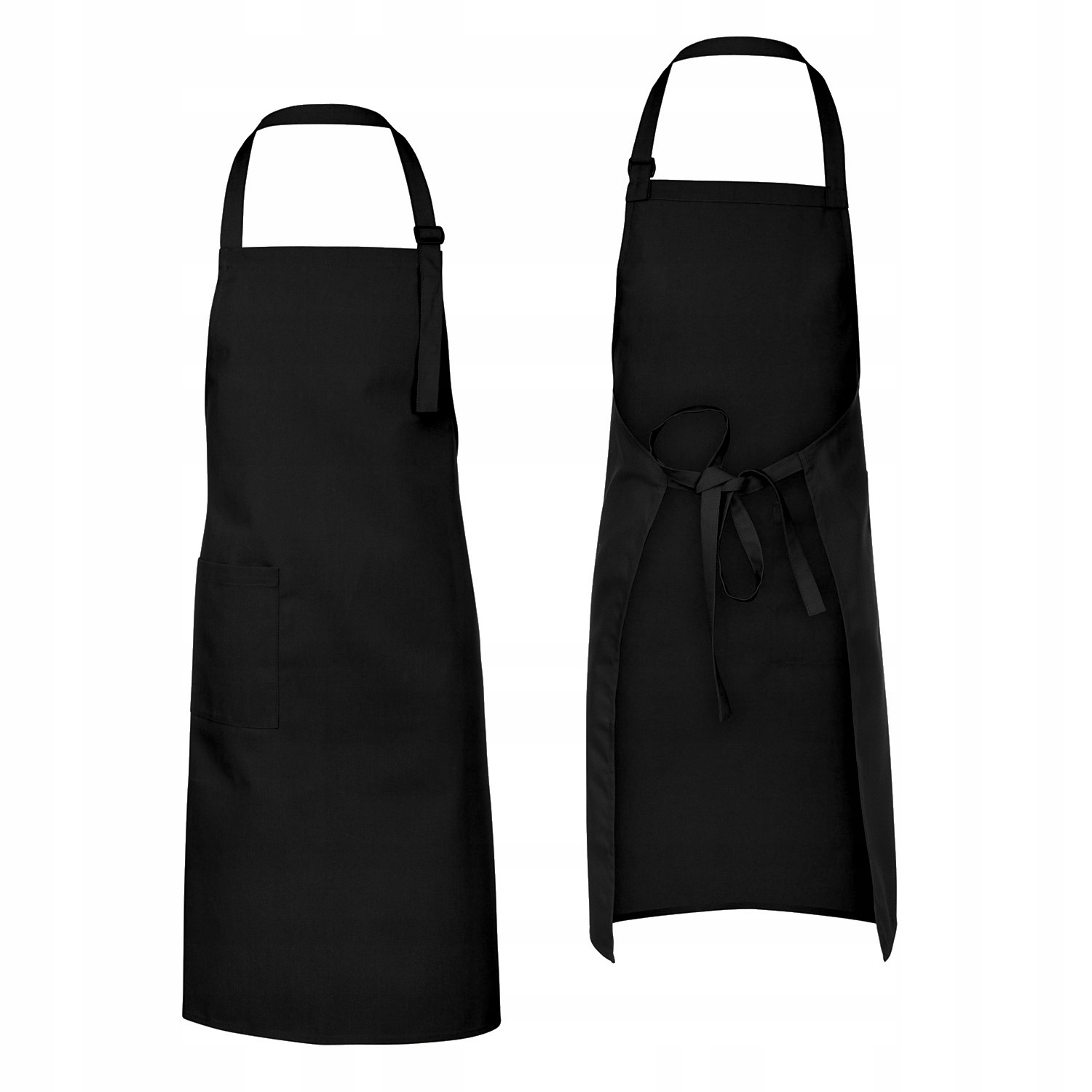 

Zapaska kucharska fartuch czarna dł. 90cm 240g/m2