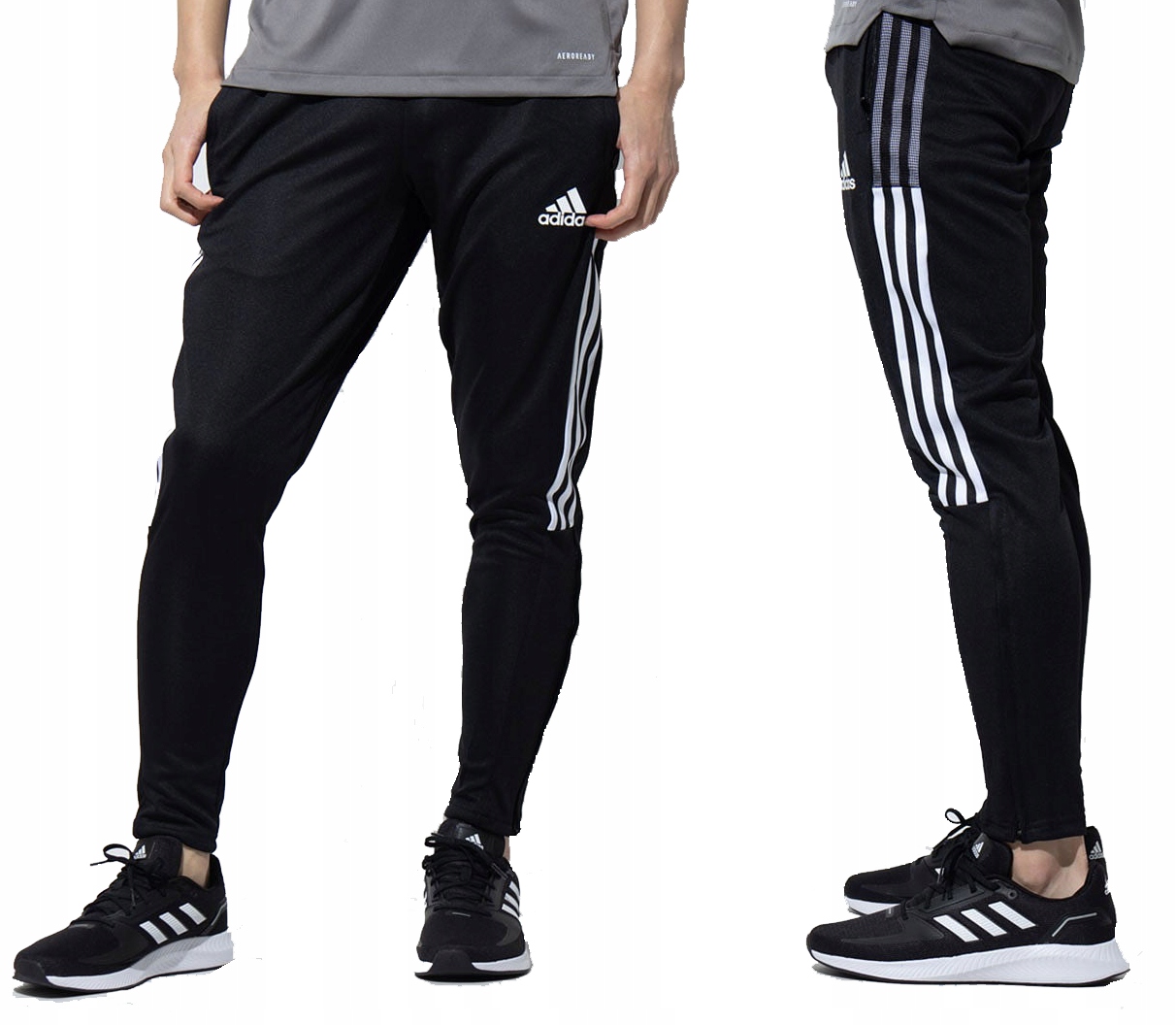 

Adidas Spodnie Dresy zwężane rurki Tiro 21 roz L