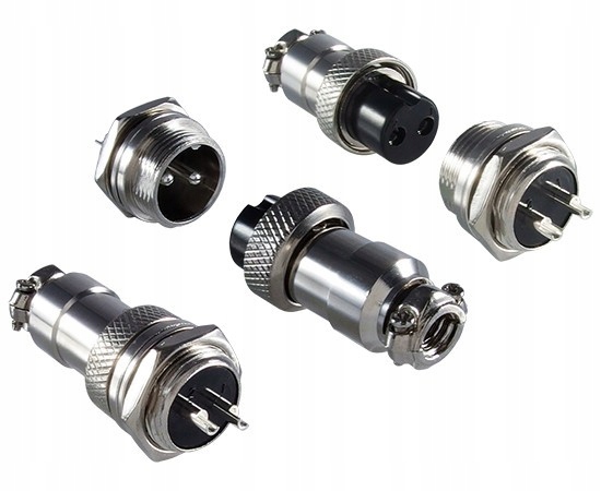 

Złącze Wtyk/gniazdo 2-PIN Cb Metalowe