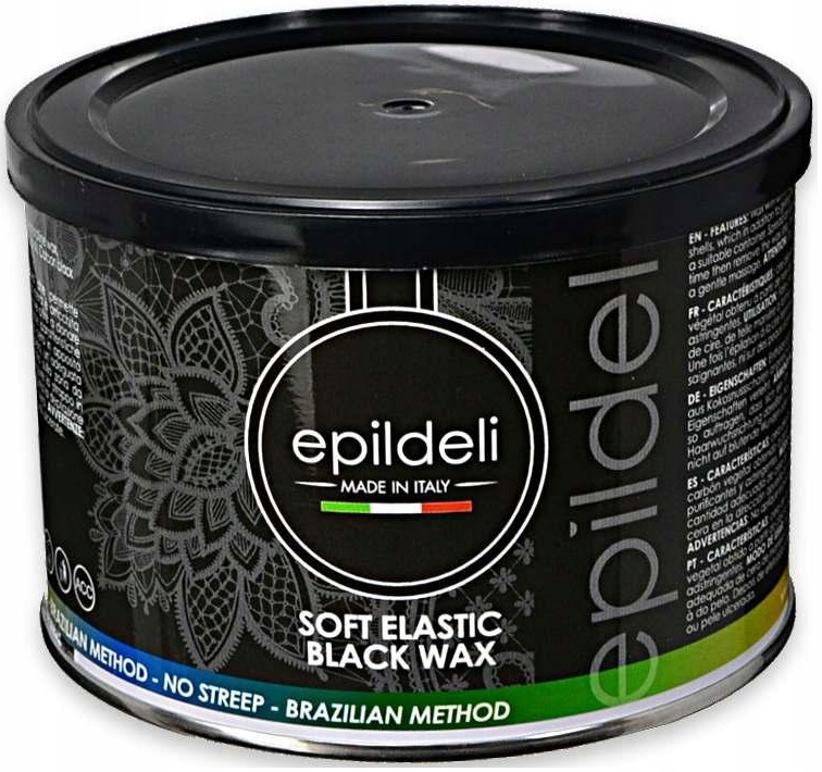 Wosk twardy bezpaskowy CZARNY 400ml FOR MEN