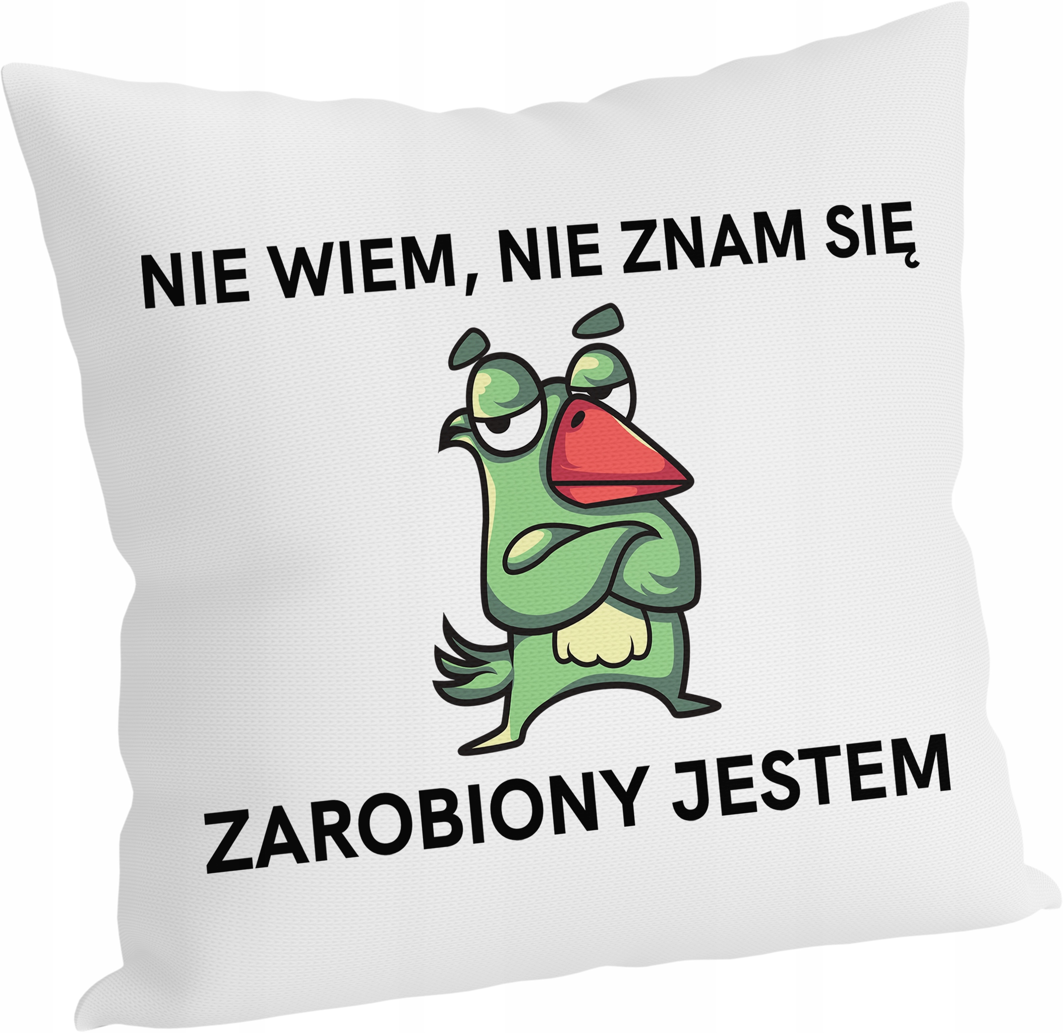 

Poduszka Śmieszna Nie Wiem Nie Znam Się Praca