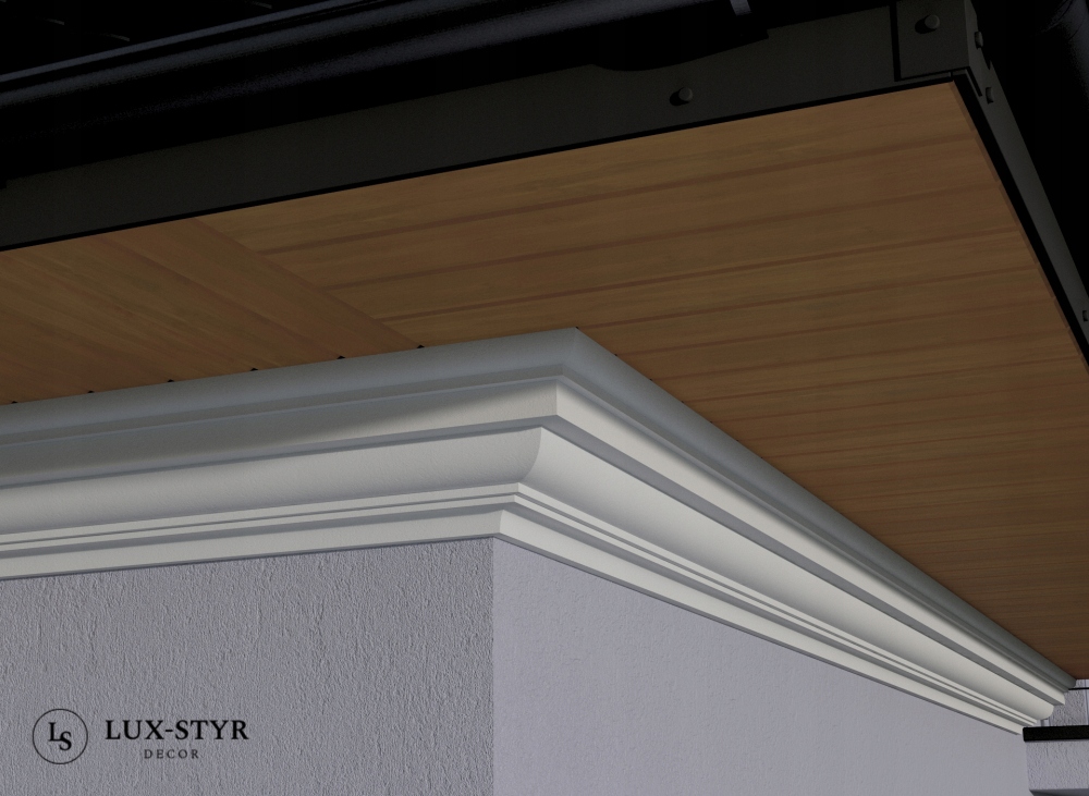 Gzyms pod dach, Gzyms, listwa, ZD03 Kod producenta ZD03