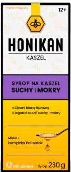 

Honikan Kaszel syrop na kaszel suchy mokry 230 g