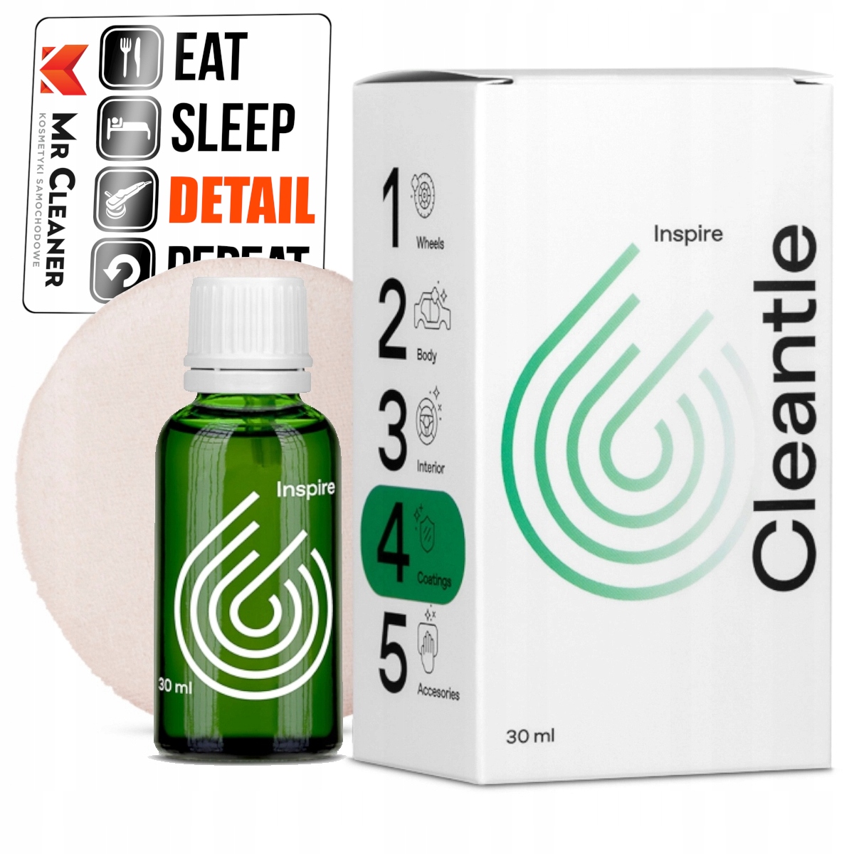 Cleantle Inspire 1,5 Ročná keramická povrchová úprava 30 ml