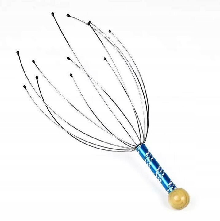 

Ajurwedyjski Masażer Do Masażu Skóry Głowy Stalowy