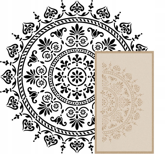 

Szablon Malarski Wielokrotny Mandala 12|80 cm