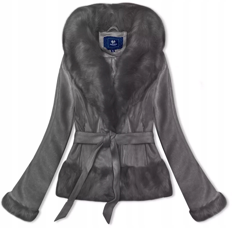 Dámská Bunda Ekozamsz K0327 Grafit XL (42)