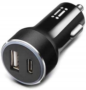 - Автомобильный адаптер для телефонов с