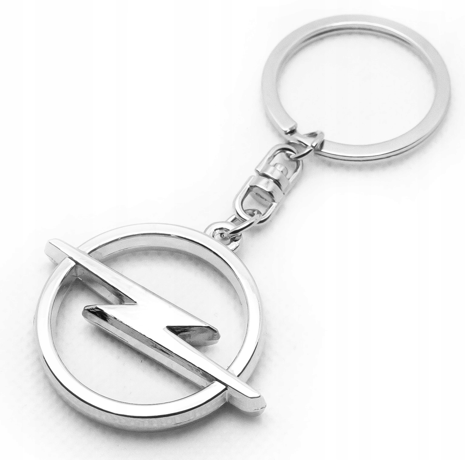 

Brelok Breloczek Opel srebrny chrom metalowy