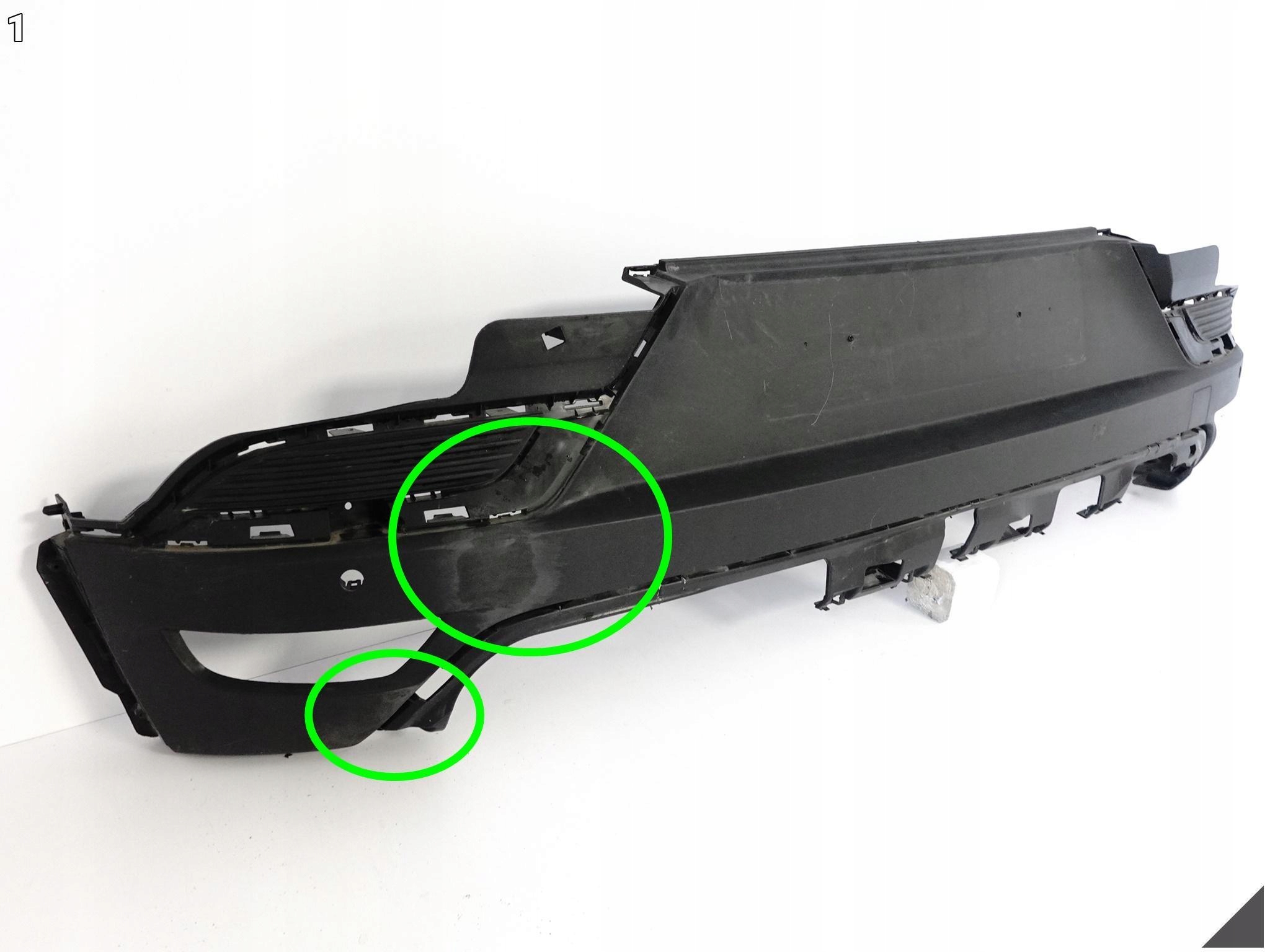 RENAULT CAPTUR II 2 19- bumper SPOILER cap accessories rear part *PDC*