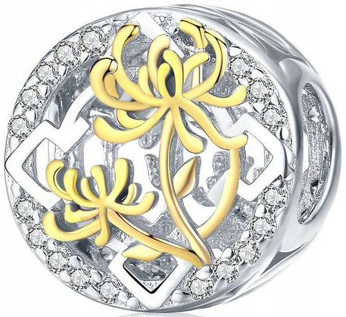 

Zawieszka Charms Dmuchawce Pave S925