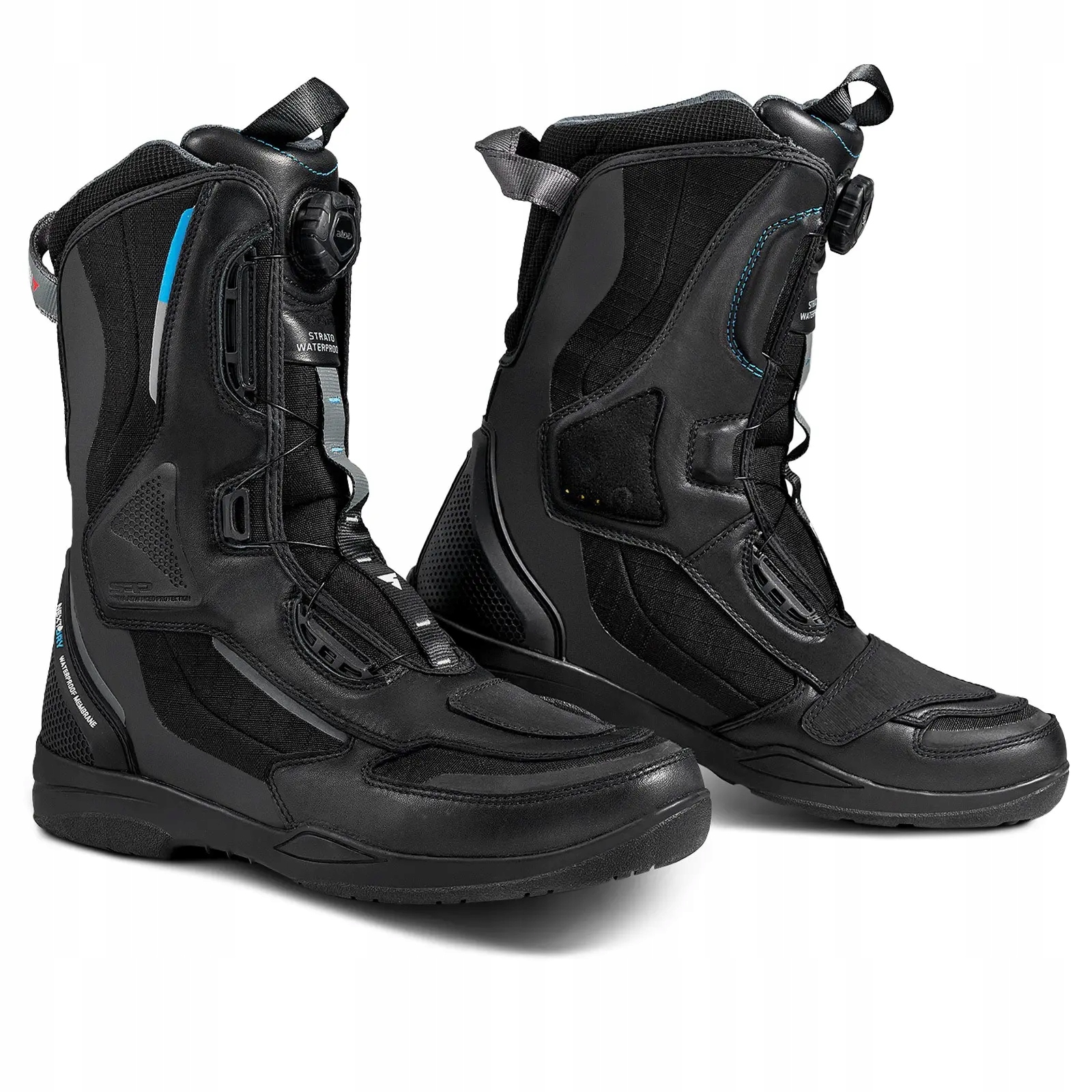 Shima Strato Wp Men Black Moto topánky