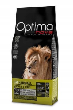 Levně Optima Nova Cat Hairball Chicken&Rice 2kg