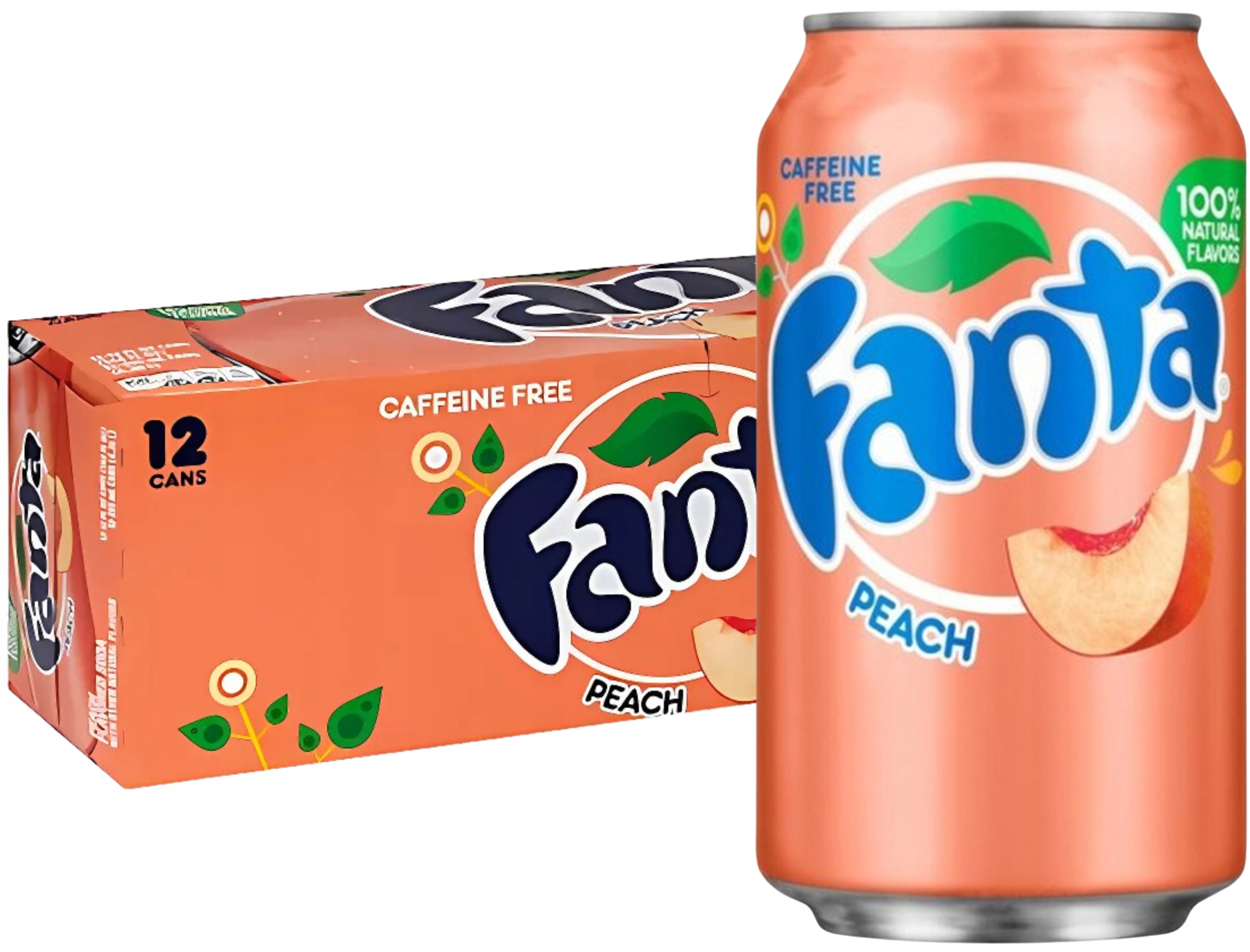 Levně Fanta Peach Usa 12×355ml