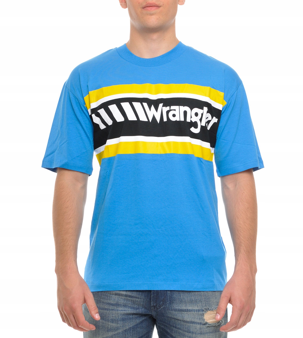 

Wrangler t-shirt blue B&y Oversized T _ L 40