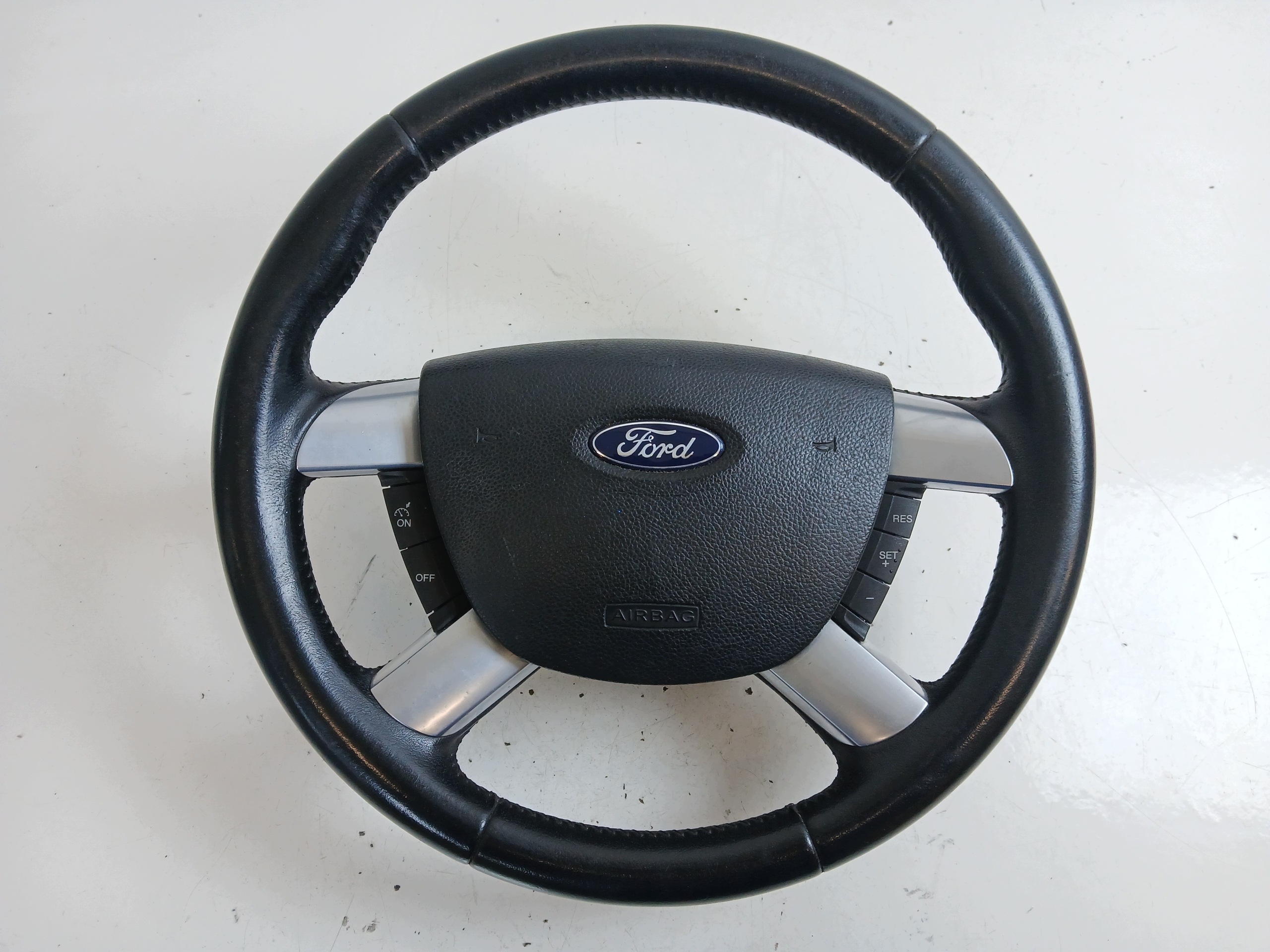 FORD FOCUS C MAX steering wheel, MULTIFUNKCJA leather SKORZANA nice LADNA