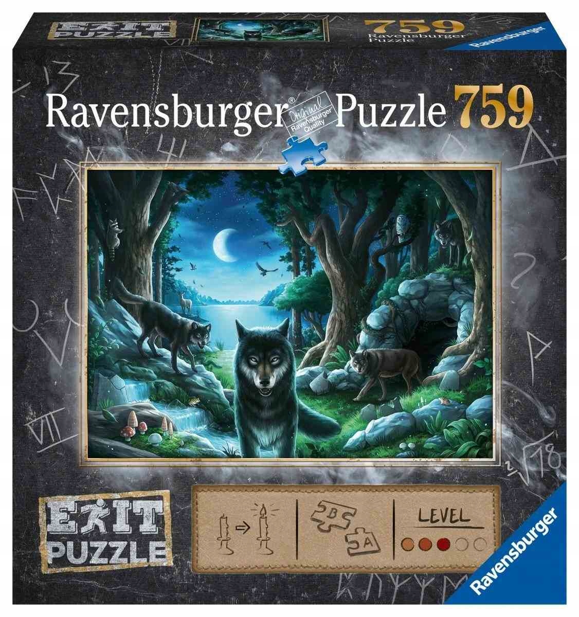 

Puzzle Ravensburger Exit Puzzle Wolf Wataha 759 el