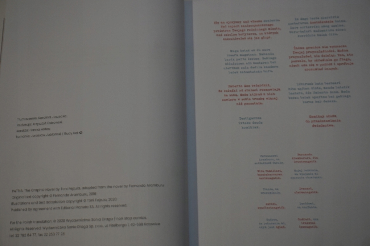 PATRIA TONI FEJZULA Rok wydania 2020