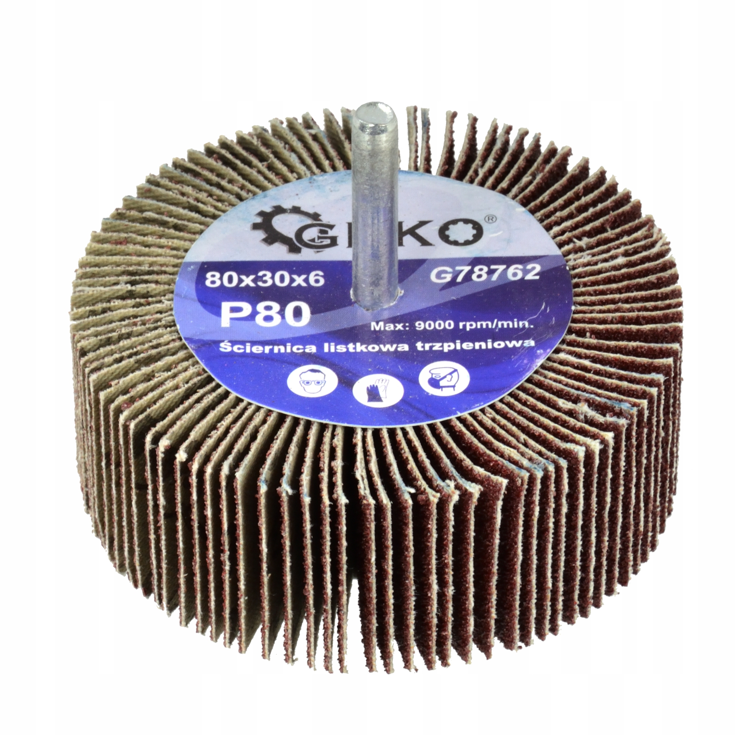 

Geko Ściernica Listkowa Trzpieniowa 80x30x6mm P80