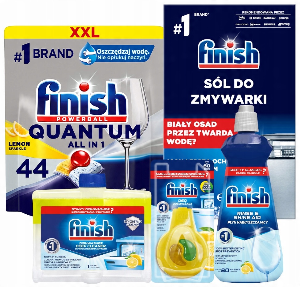 

Finish Zestaw do zmywarki Quantum 5 sztuk