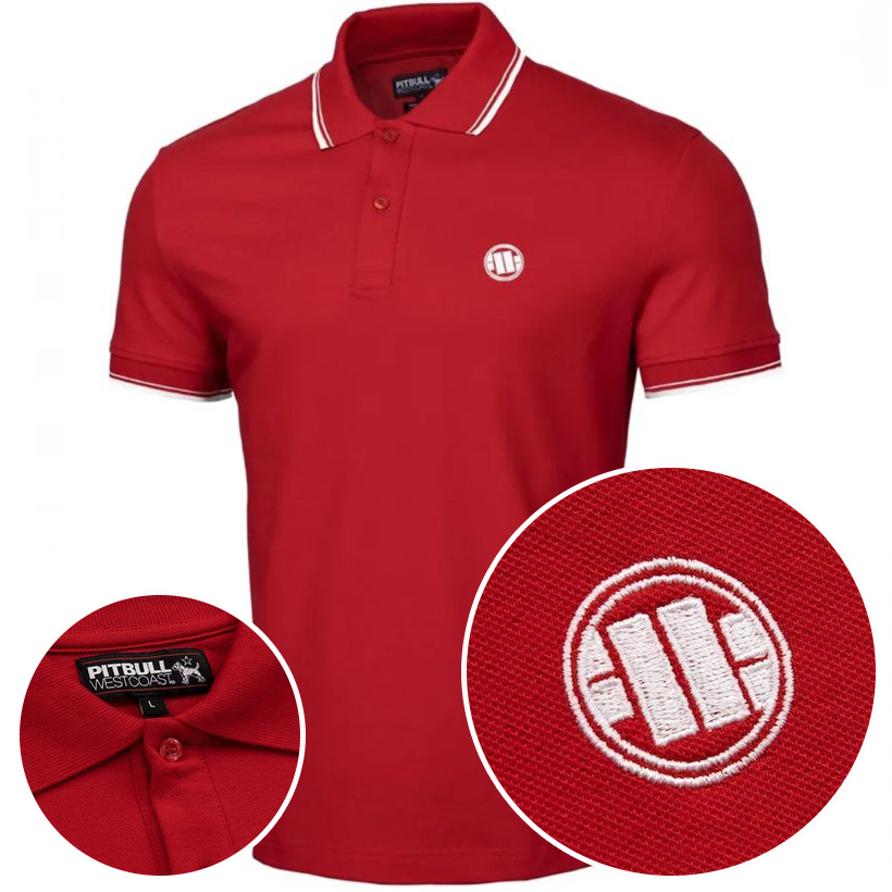

Koszulka Polo polówka Pitbull Slim Fit Stripes_xxl