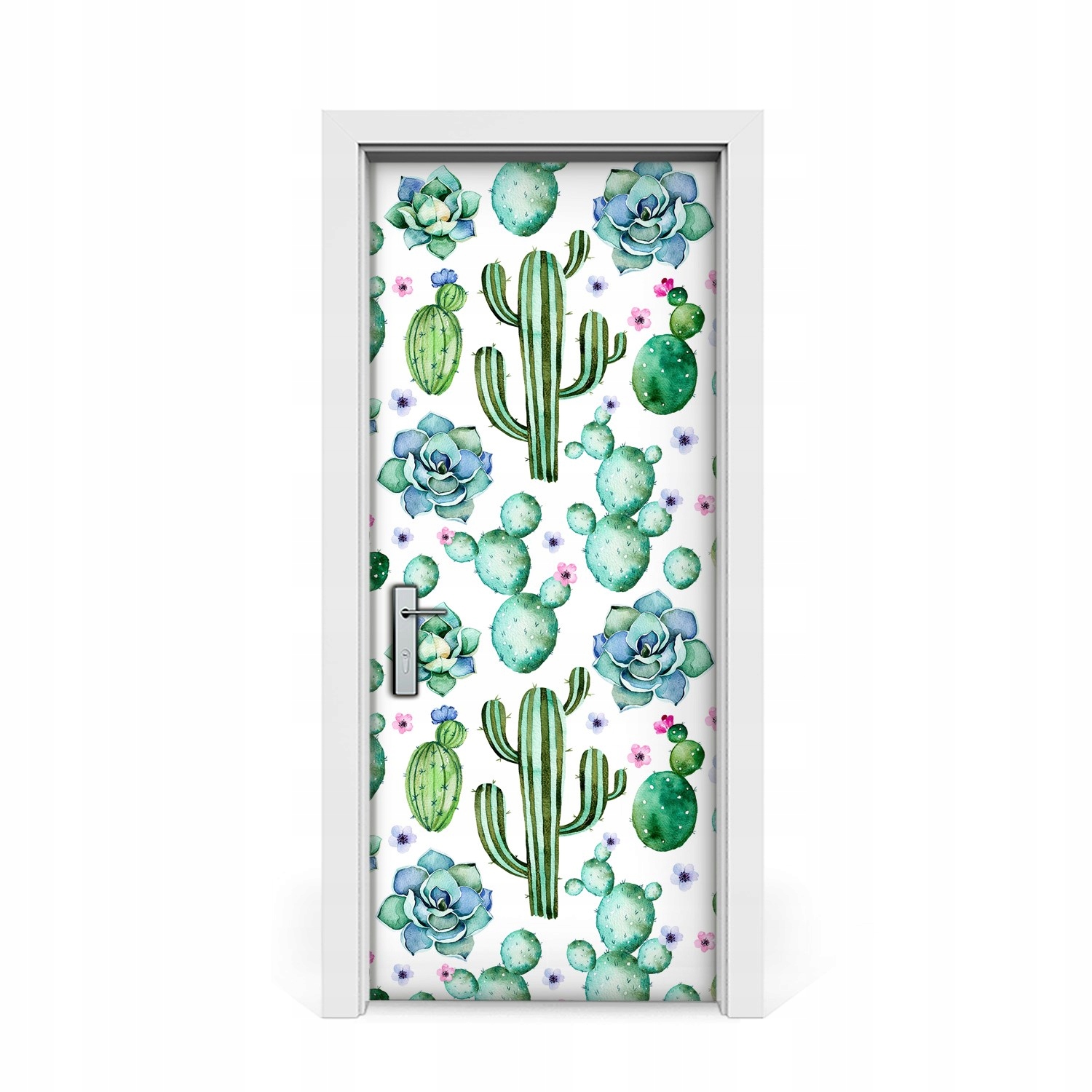 

Okleina naklejka drzwi Kaktus sukulenty 85x205