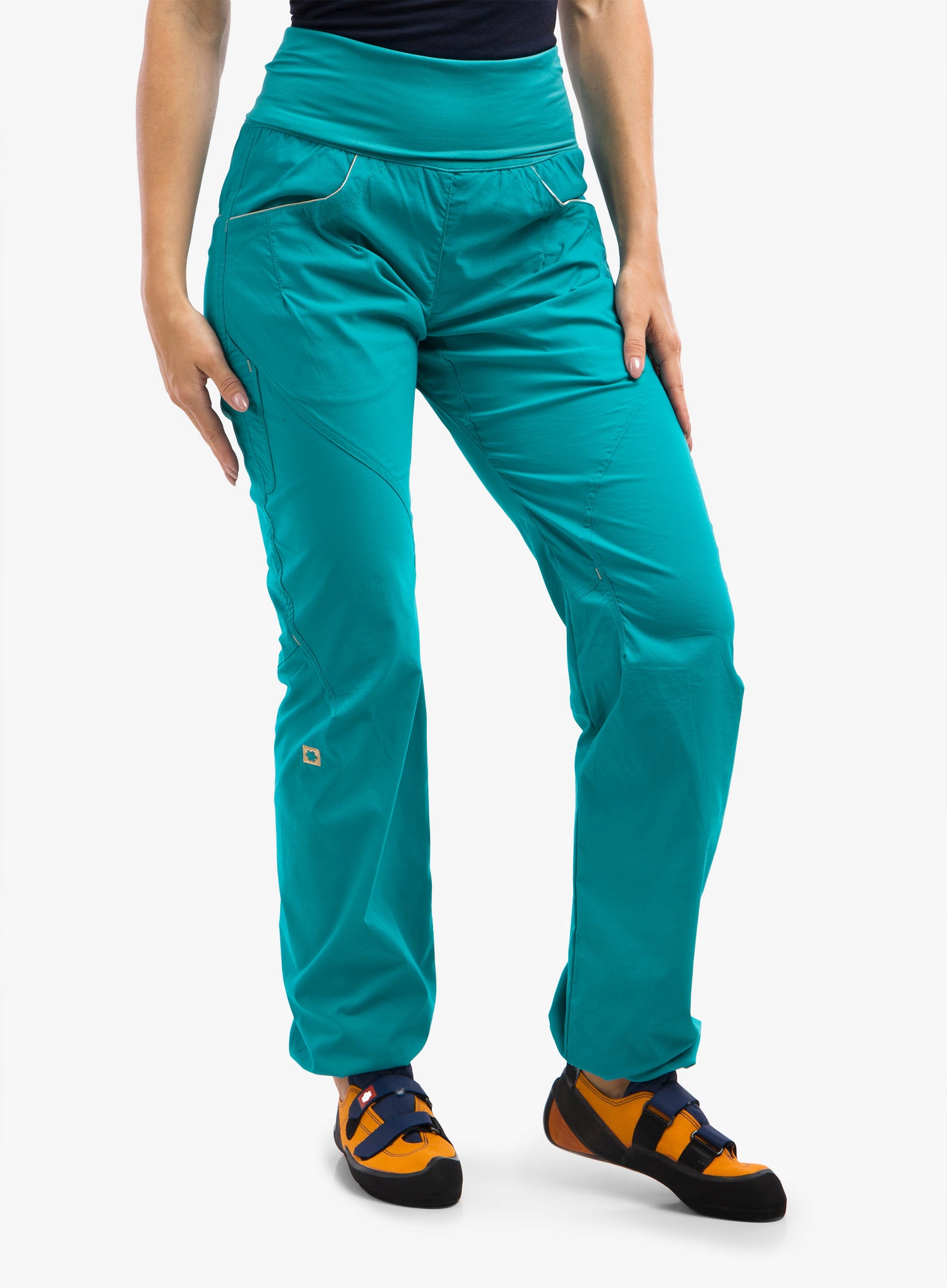 Spodnie wspinaczkowe damskie Ocun Noya Pants - blue deep peacock L Materiał dominujący nylon