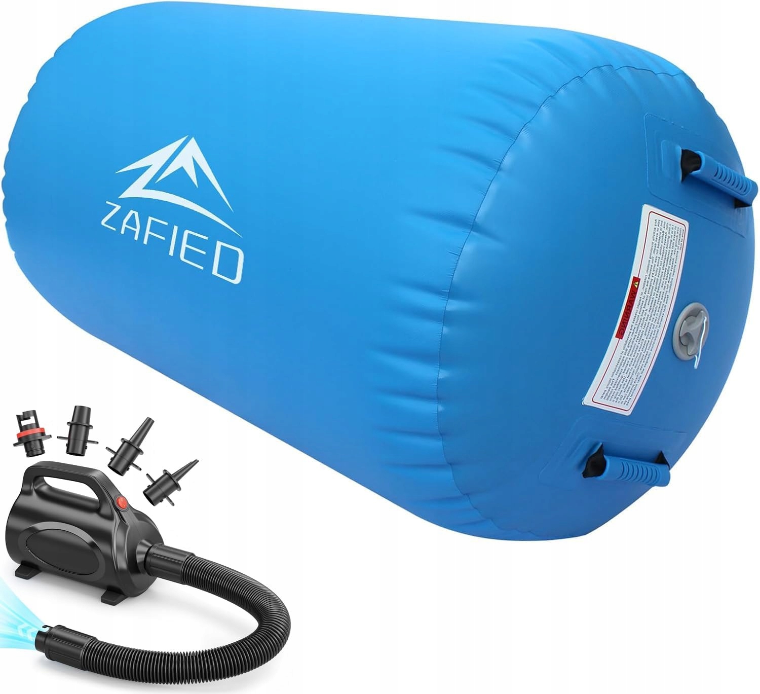 Nadmuchiwana rolka do gimnastyki z pompką 120 x 90cm Zafied