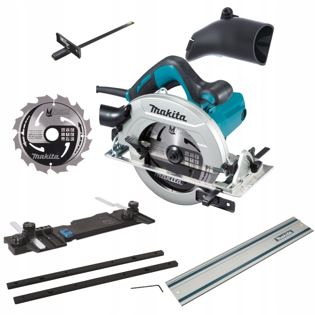 

Makita Pilarka HS7611 Adapter 2x Szyna 1m Łącznik