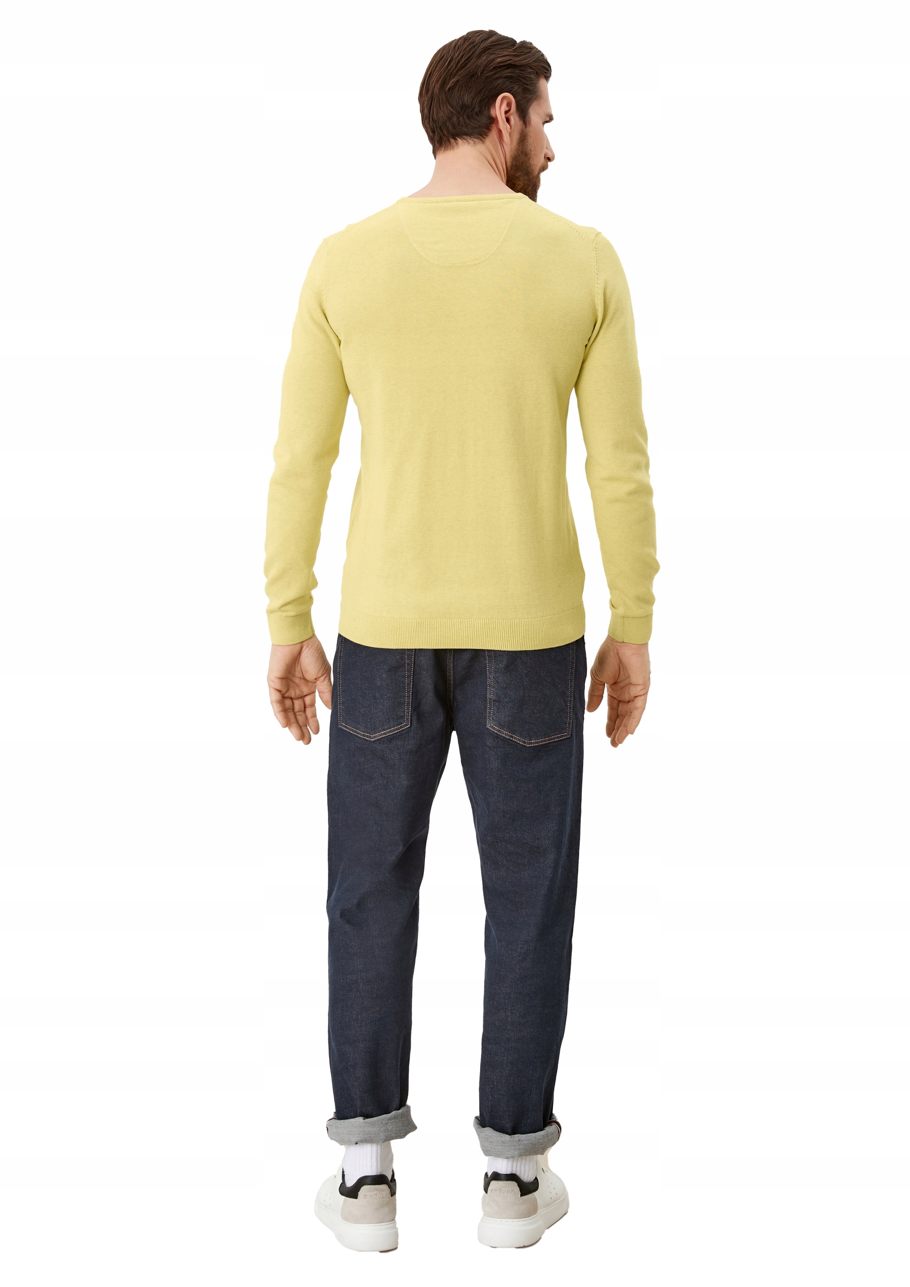 Sweter męski s.Oliver żółty 3XL Płeć mężczyzna