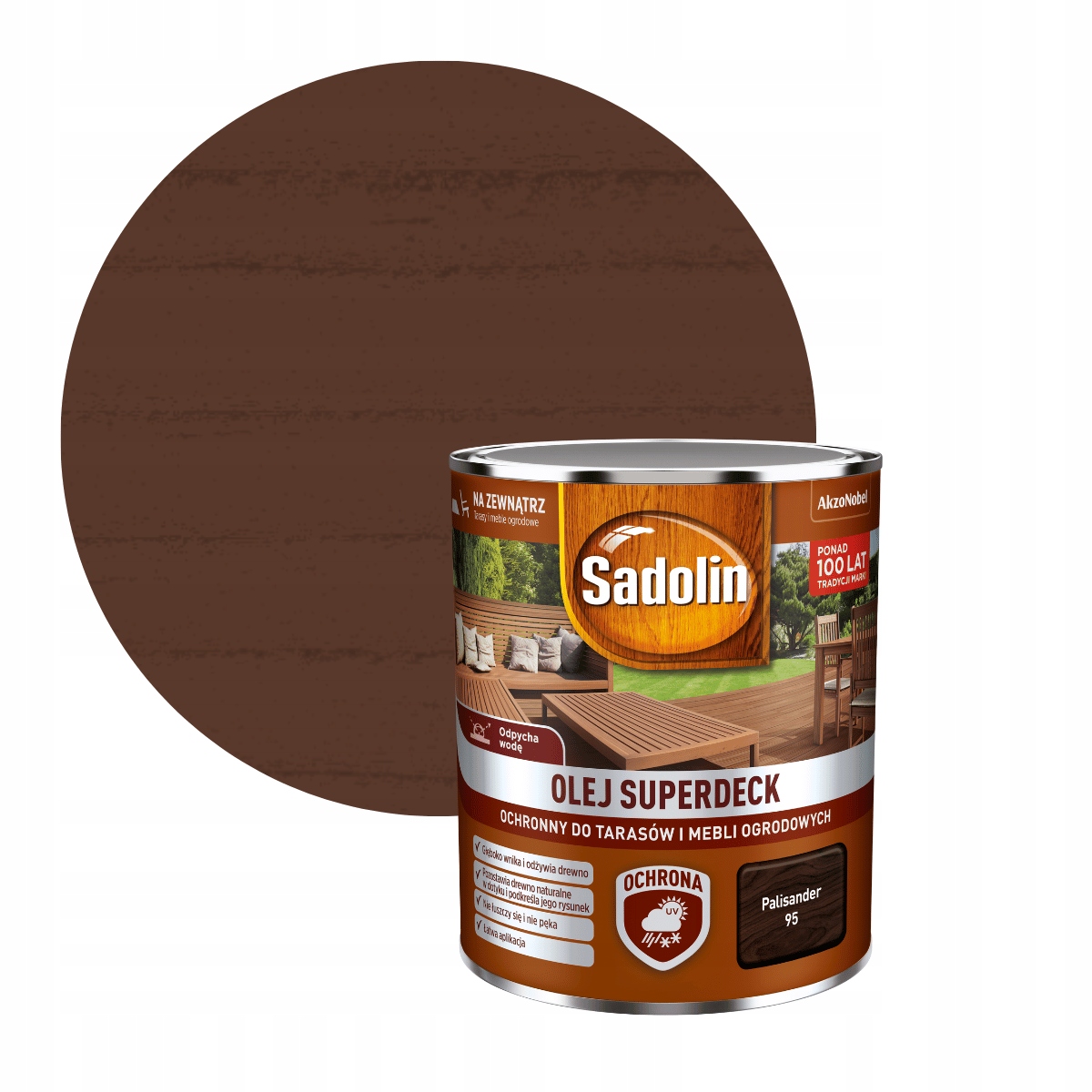 

Sadolin Superdeck Olej Do Tarasów 0,75l Paliander