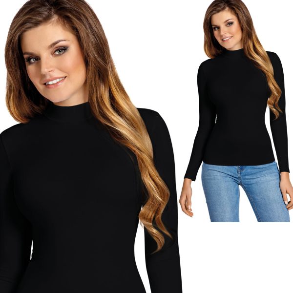 

Dopasowany półgolf damski Babell Resta czarny