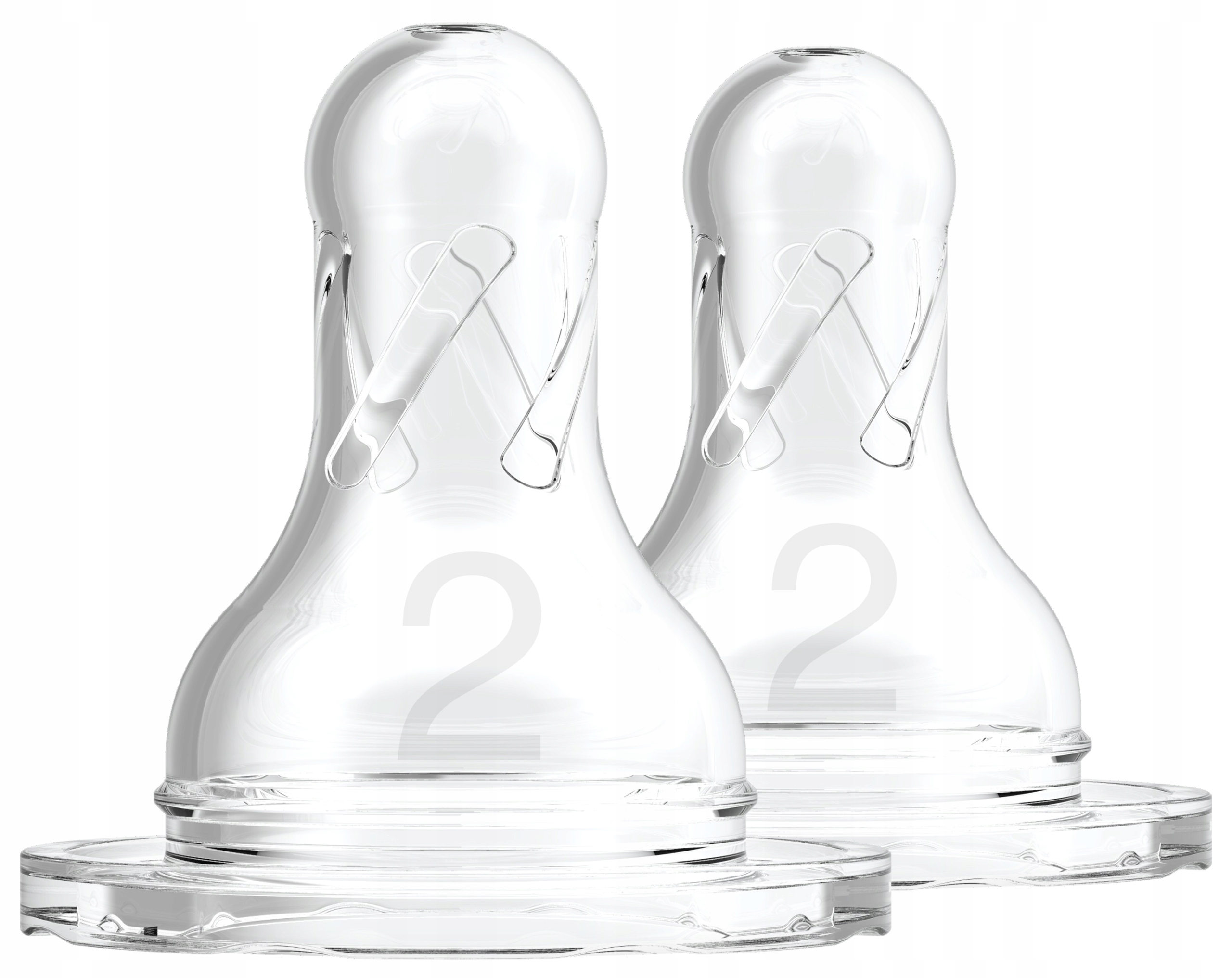DR BROWN'S 2x SMOCZEK STANDARD 322 DO WĄSKIEJ BUTELKI POZ. 2 SILIKON 3-6M Rodzaj smoczka inny
