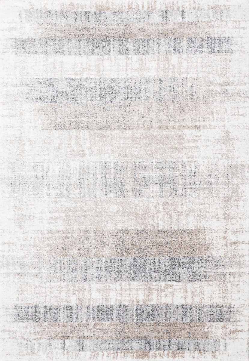 Moderný koberec do obývačky 120 x 170 cm, šedo krémovo béžový, klasický vzor