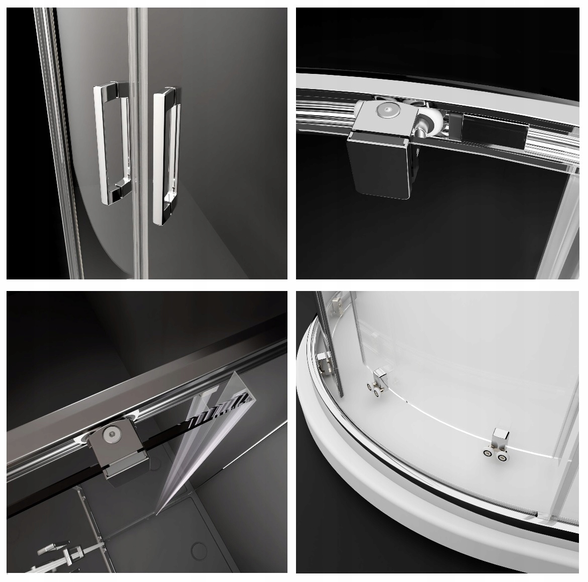 Drzwi prysznic Premium Pro DWJ 150x200 RADAWAY L Typ drzwi rozsuwane