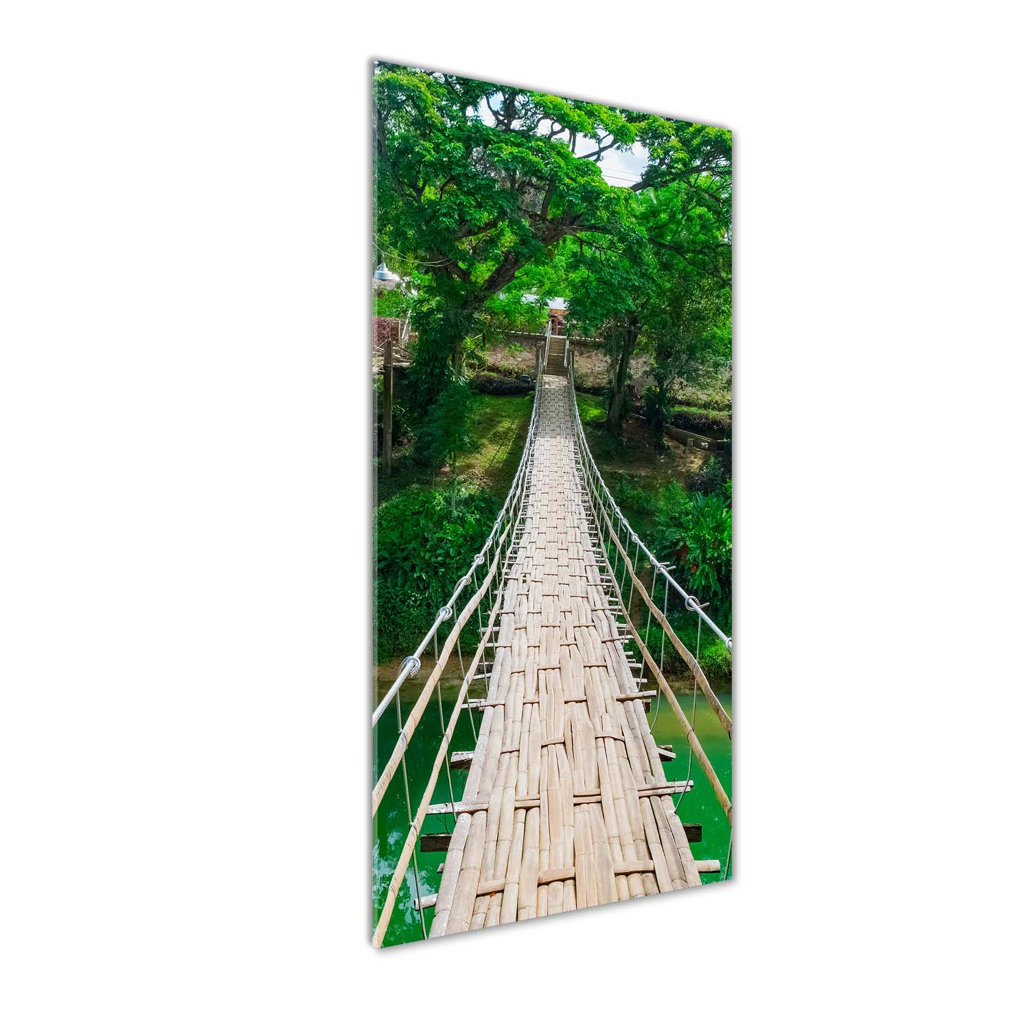 

Foto obraz szkło hartowane Most wiszący 50x125 cm