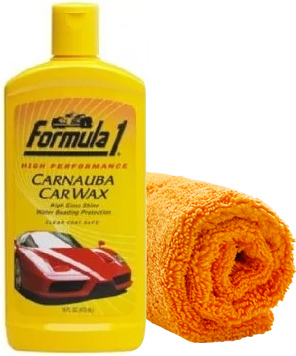 

Mleczko do nabłyszczania Carnauba Wax + mikrofibra