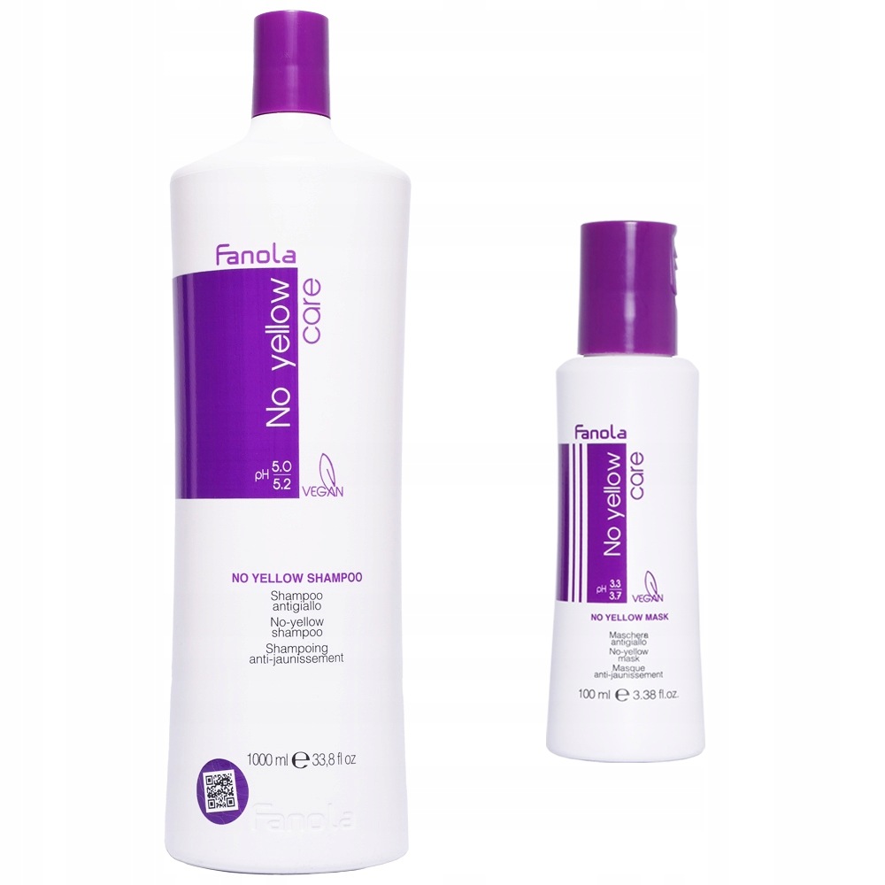 No Yellow zestaw: szampon 1000ml + maska 100ml