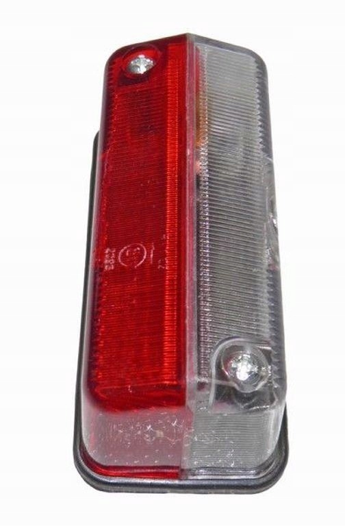 LAMPA LAMPKA OBRYSOWA OBRYSÓWKA BIAŁO-CZERWONA